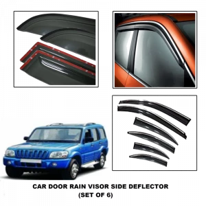 car-silver-line-door-visor-mahindra-scorpio